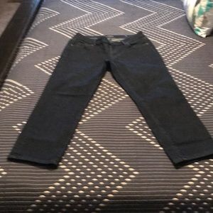 Loft Curvy Crop Jeans in Dark Wash!